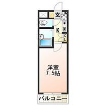 アネーロ羽倉崎I 316 ｜ 大阪府泉佐野市羽倉崎上町１丁目（賃貸マンション1K・3階・22.30㎡） その2