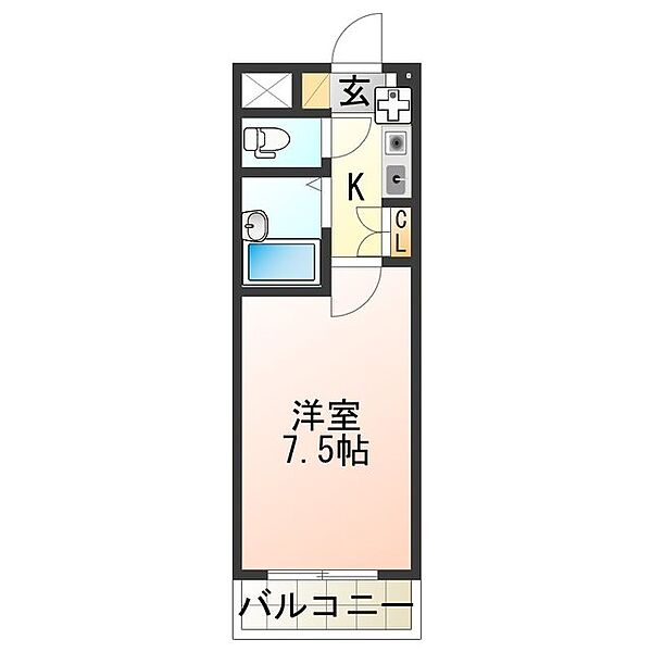 アネーロ羽倉崎I 316｜大阪府泉佐野市羽倉崎上町１丁目(賃貸マンション1K・3階・22.30㎡)の写真 その2