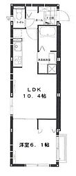 アーバングレイス西荻 1LDKの間取図画像