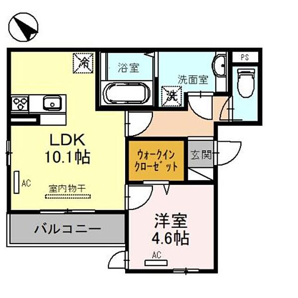 スペチアーレ万代 ｜大阪府大阪市住吉区万代５丁目(賃貸アパート1LDK・2階・40.76㎡)の写真 その2