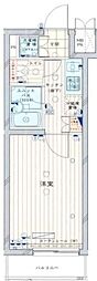 ルーブル豊玉伍番館 2階1Kの間取り