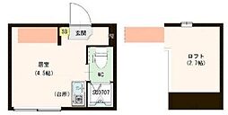 Latte池袋本町 ワンルームの間取図画像