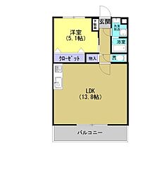 間取図画像 1LDK