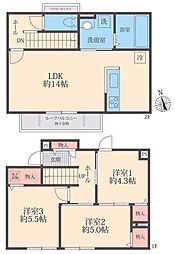 BLOOM COURT 3LDKの間取図画像