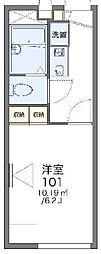 レオパレスエスアイユ 1Kの間取図画像
