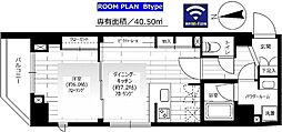 ステージファースト仲御徒町 1DKの間取図画像