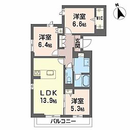Lien 3LDKの間取図画像