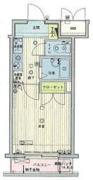 ガーラ笹塚駅前 9階1Kの間取り