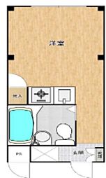 新御徒町駅前プラザ ワンルームの間取図画像