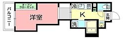 K・ricerca 1Kの間取図画像