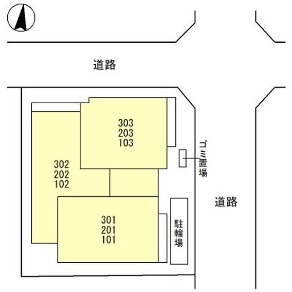 フェリシア東田辺 ｜大阪府大阪市東住吉区東田辺３丁目(賃貸アパート2LDK・3階・62.81㎡)の写真 その22