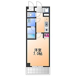 サンパティーりんくう 1Kの間取図画像