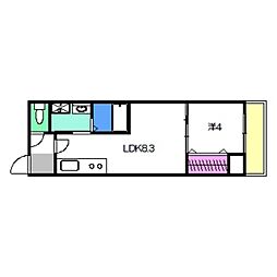 Faseciachart 1LDKの間取図画像
