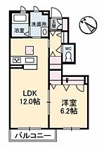 シャーメゾンＡＹＵＭＩ A0105 ｜ 山口県山口市嘉川302-1（賃貸アパート1LDK・1階・46.34㎡） その2