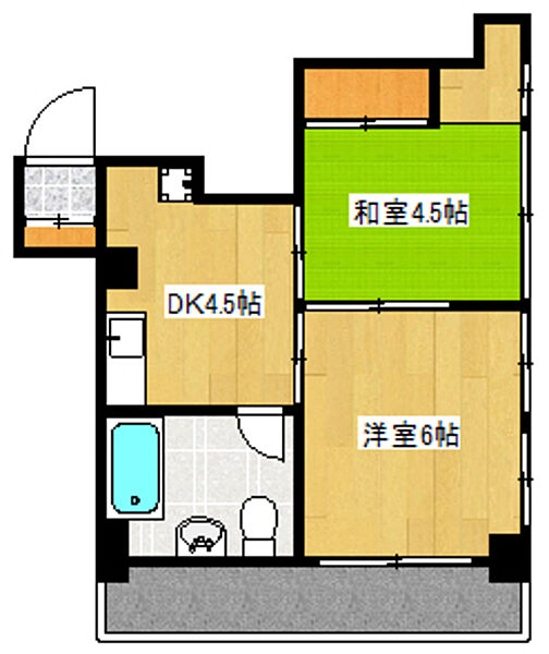 柏倉ビル 302｜東京都荒川区東日暮里５丁目(賃貸マンション2DK・3階・37.00㎡)の写真 その2