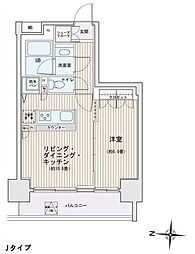 エスティメゾン錦糸町2 1LDKの間取図画像