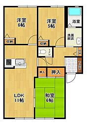 間取図画像 3LDK