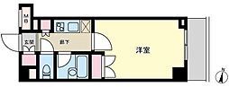 B-LOT小石川レジデンス ワンルームの間取図画像
