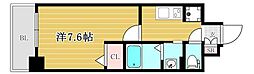 アネシスT・J 1Kの間取図画像