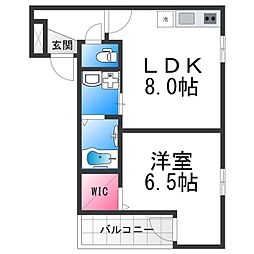 間取図画像 1LDK