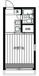 コーポ・K 1Kの間取図画像