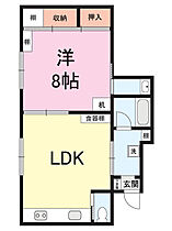 キララ　トキ　II 203 ｜ 新潟県新潟市東区大形本町５丁目11-8（賃貸アパート1LDK・2階・39.78㎡） その2