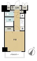 フェニックス初台 1Kの間取図画像