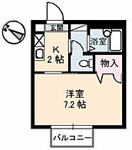 ルネ・セフィラ A0202 ｜ 高知県高知市西町114（賃貸アパート1K・2階・22.77㎡） その2