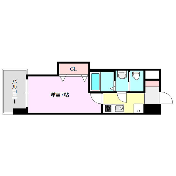 Ｌｕｘｅ新大阪ＥＡＳＴ2 ｜大阪府大阪市東淀川区東中島２丁目(賃貸マンション1K・3階・23.30㎡)の写真 その2