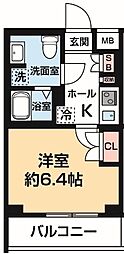 AZESTお花茶屋VI 1階1Kの間取り
