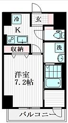 フリーダムファン 1階1Kの間取り