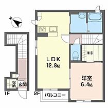 シャーメゾンリラフォート 201 ｜ 青森県八戸市新井田西２丁目23-2（賃貸アパート1LDK・2階・52.85㎡） その2