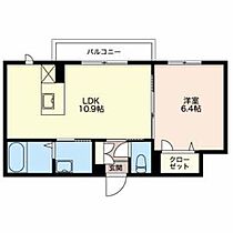 ベル・ネージュ　A  ｜ 新潟県上越市大字下源入583（賃貸マンション1LDK・2階・40.09㎡） その2