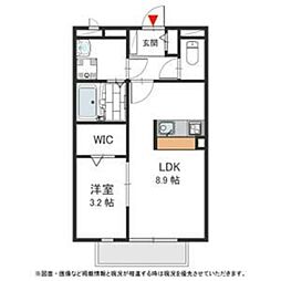 グレイス奥林A 2階/-