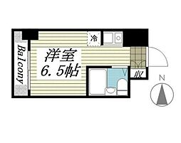 フォーラムイン東京 ワンルームの間取図画像