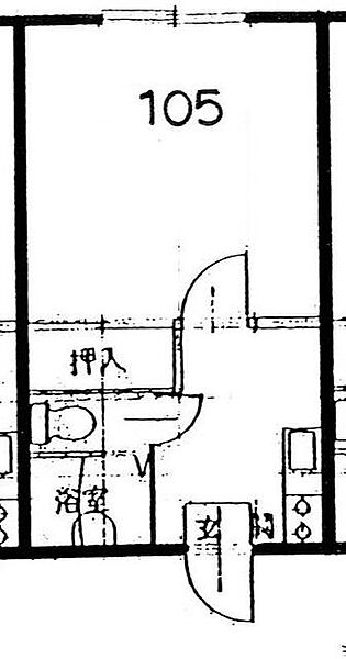 レジデンスセラミ 205｜新潟県長岡市三ツ郷屋１丁目(賃貸アパート1K・2階・23.13㎡)の写真 その2