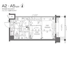 ＺＯＯＭ新宿西落合 2階2Kの間取り