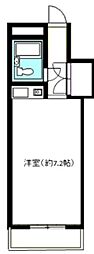 ダイアパレスステーションプラザ船橋 ワンルームの間取図画像