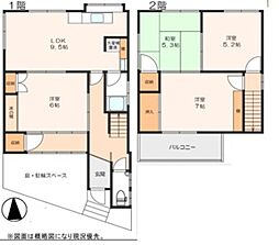 長曽根町271-5貸家 4LDKの間取り
