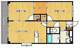 レフィナードパティオ 401 ｜ 福岡県久留米市国分町1572-1（賃貸マンション2LDK・4階・65.06㎡） その2