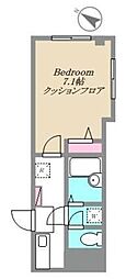 フルール・F 1Kの間取図画像