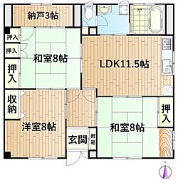 サン.ドルチェ 3SLDKの間取図画像