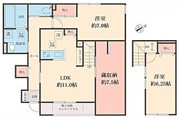 MAISON LIMONAIA 2LDKの間取図画像