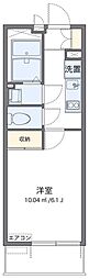 レオパレスエクセラン 1Kの間取図画像