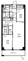ザ・ケンジントン・レジデンスときわ台 2LDKの間取図画像