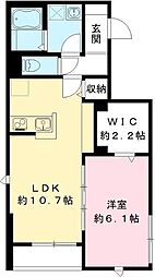 フィカーサ上北沢 1LDKの間取図画像