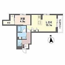 キャピターレ 208 ｜ 福島県福島市五月町40-1、41-1、41-4、42-1（賃貸マンション1LDK・2階・47.57㎡） その2