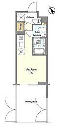 ASTILE西新宿2 ワンルームの間取図画像