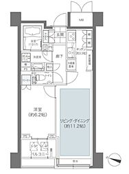 メゾンカルム本郷 1LDKの間取図画像