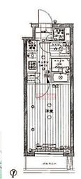 ルーブル大崎弐番館 1Kの間取図画像